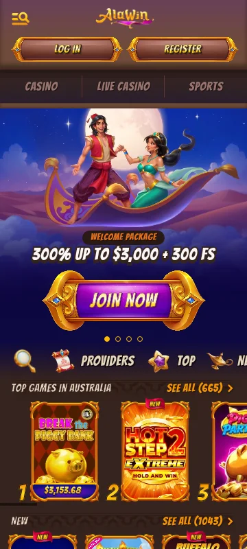 Alawin Casino mobile-compatible platform on a smartphone